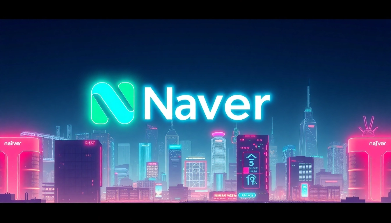 Naver as a leading South Korean online platform with innovative digital services and a dynamic user interface.