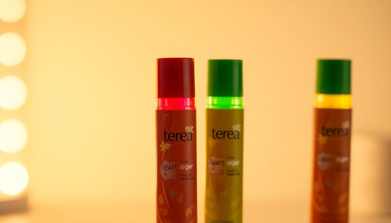 High-quality Terea sigara heatsticks in colorful packaging used with IQOS Iluma device, emphasizing ease and style.