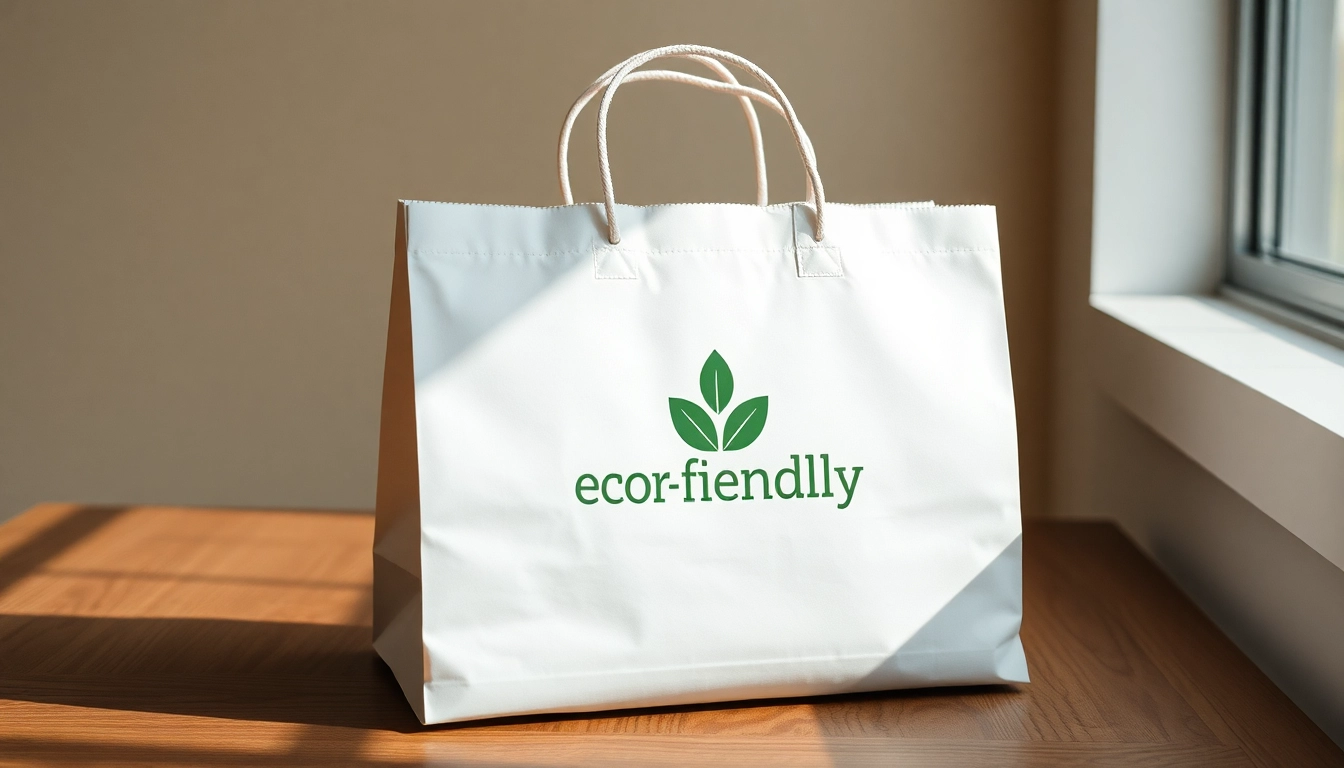 High-quality torba papierowa being filled with fresh bakery products for eco-conscious