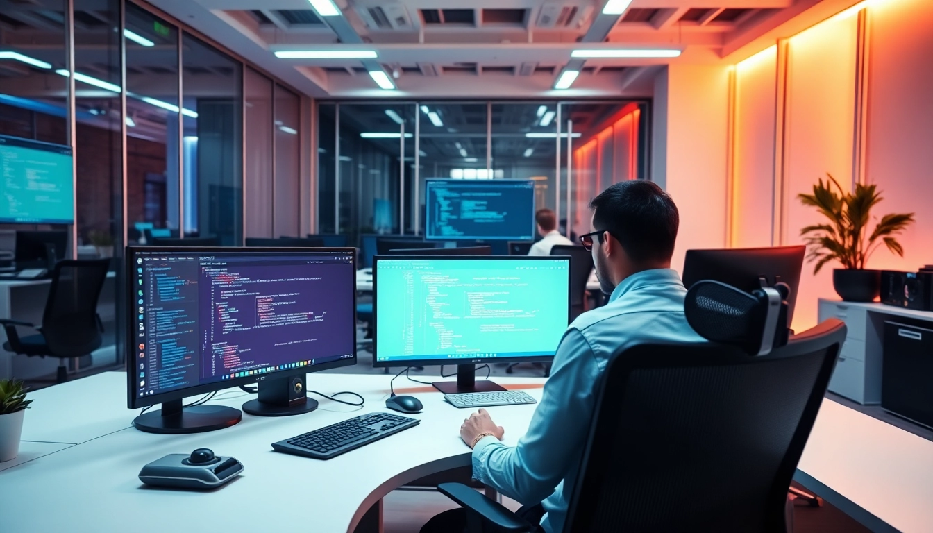 Skilled developers building Next.js web applications in a modern, dynamic environment to