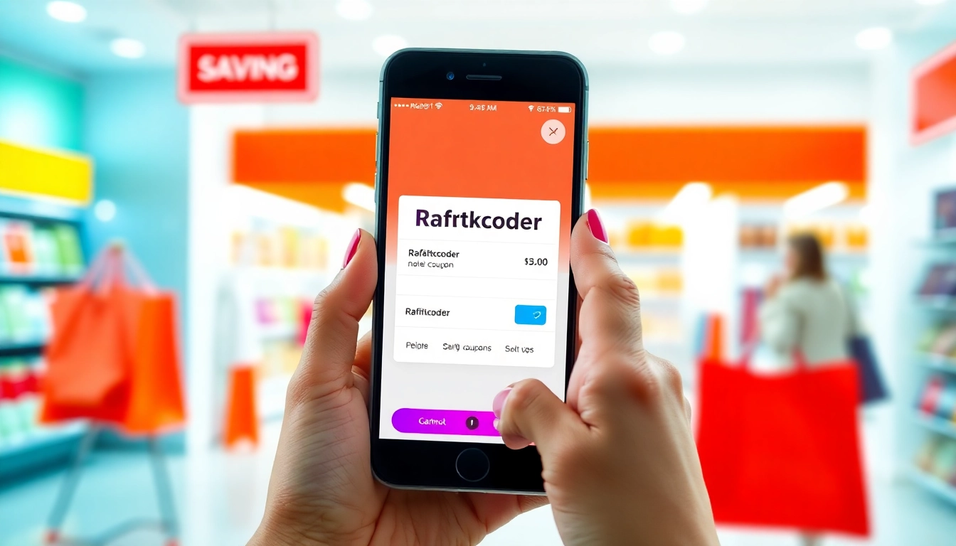 Effective Rabattkoder app user finds digital coupons on a smartphone for online shopping success