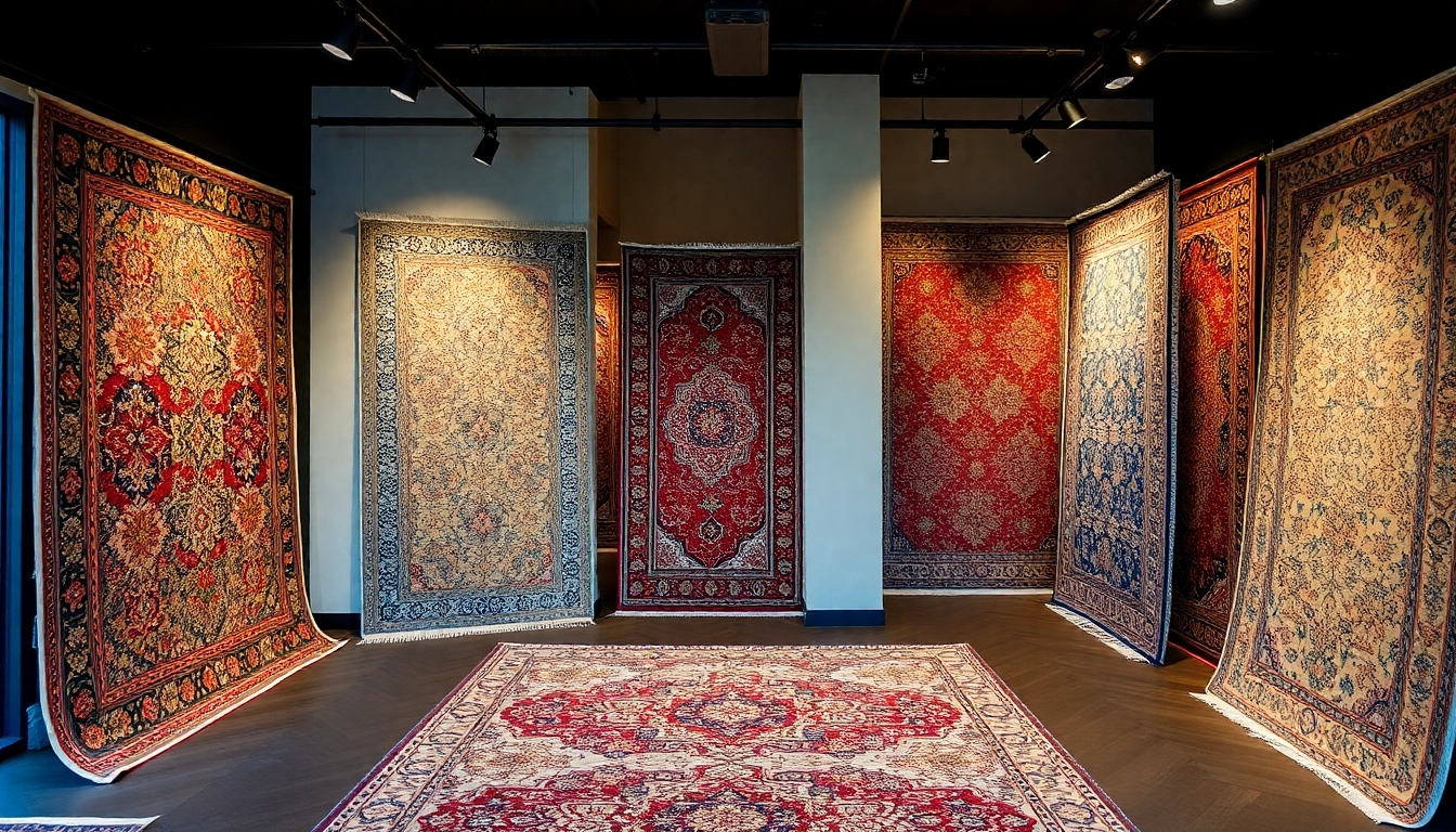 Explore Tappeti a Milano featuring intricate Persian and contemporary designs in a stylish