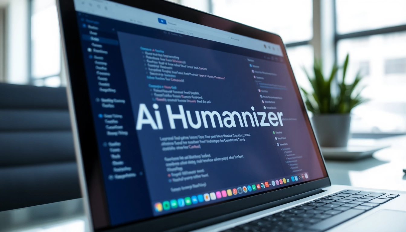 AI Humanizer software transforming AI text into natural writing for seamless content creation