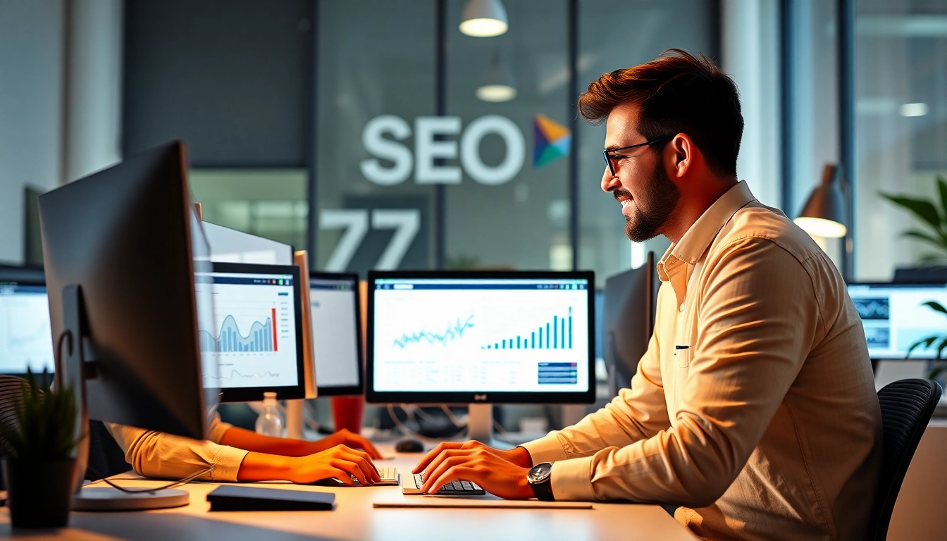 Expert team analyzing strategies for agencia de posicionamiento web to improve search rankings